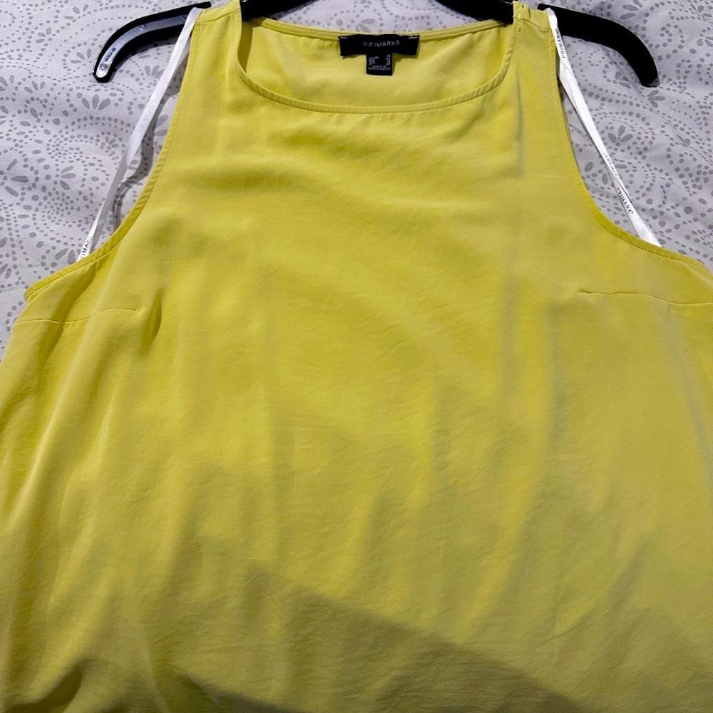 Primark yellow tanktop
